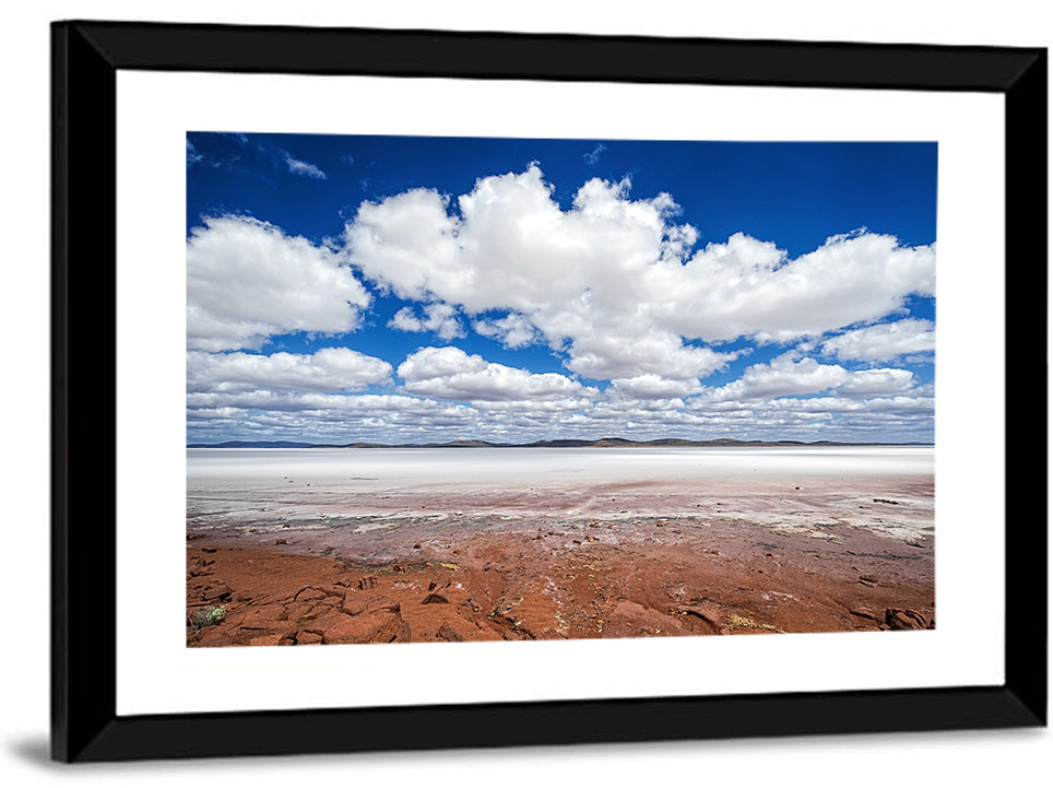 Dry Salt Lake Eyre Wall Art