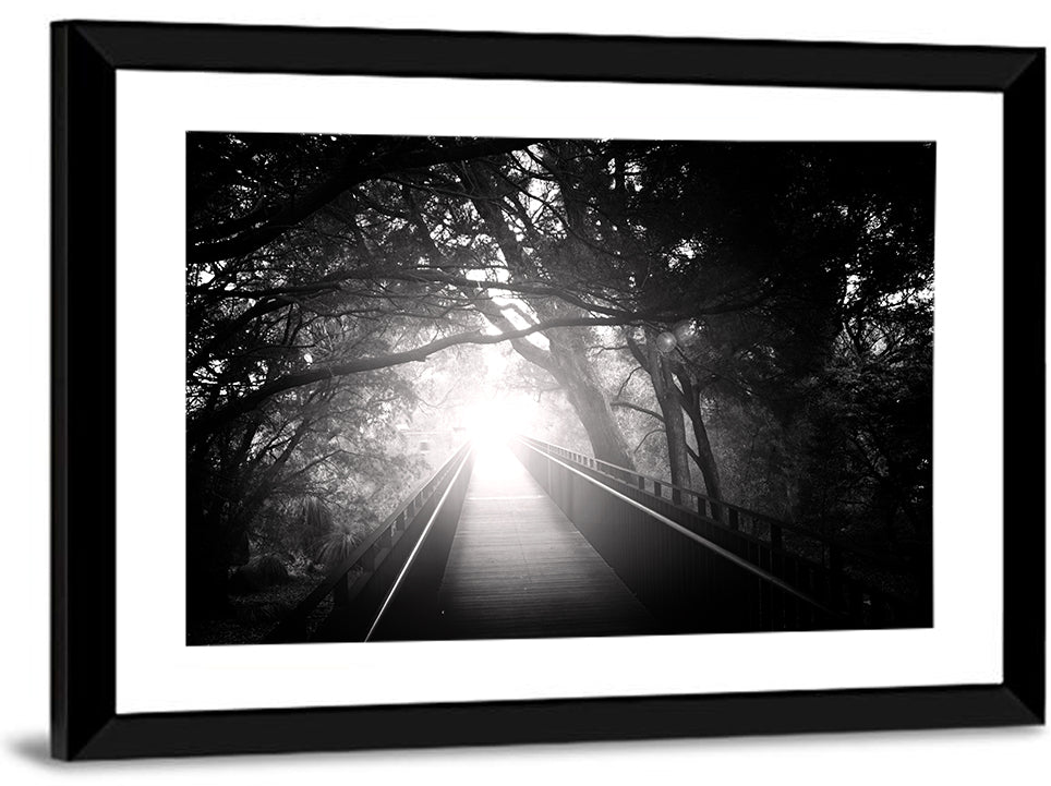 Forest Bridge Wall Art