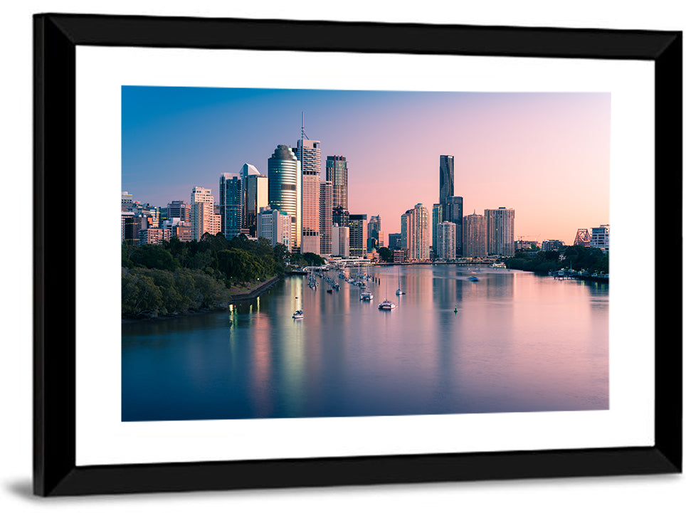 Brisbane Downtown Wall Art