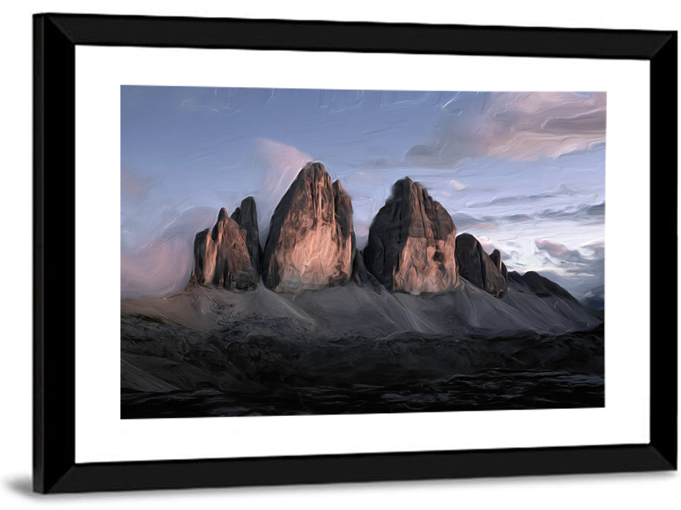 Brown Rocky Mountain Wall Art