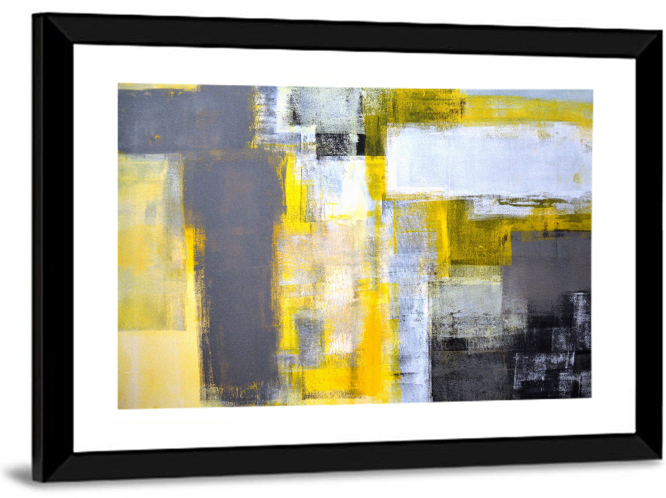 Colors Brush Abstract Wall Art