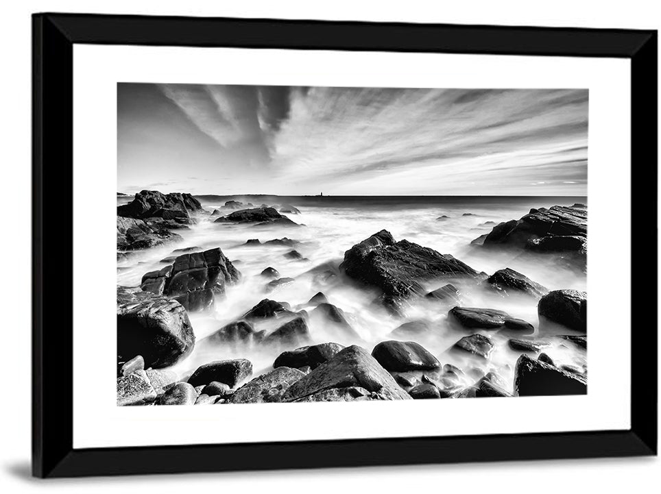 Maine Rocky Coastline Wall Art