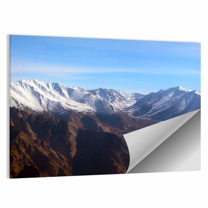 Himalayan Mountain Range Wall Art as a poster print