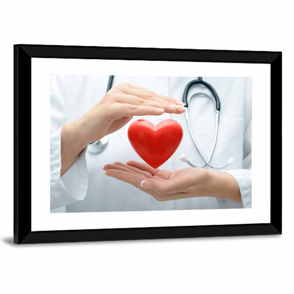 Patient Care Heart Sign Wall Art