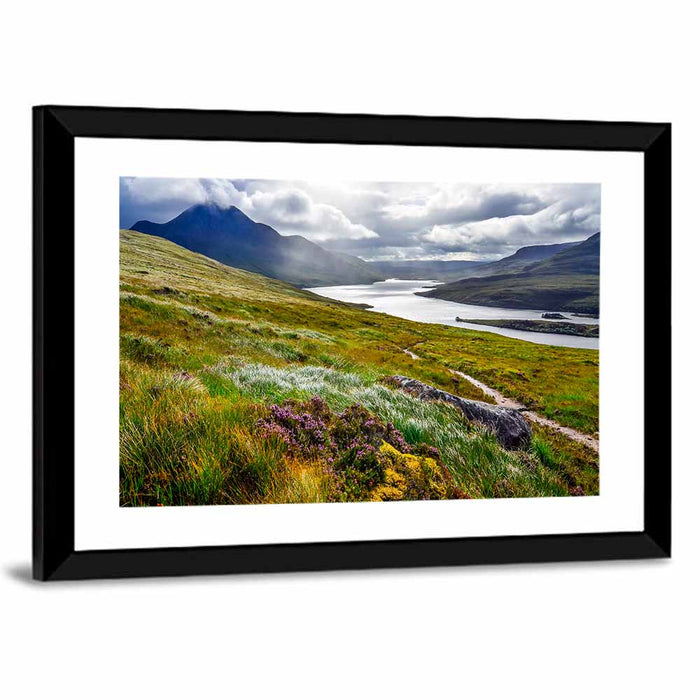Inverpolly Lake Wall Art as a framed print