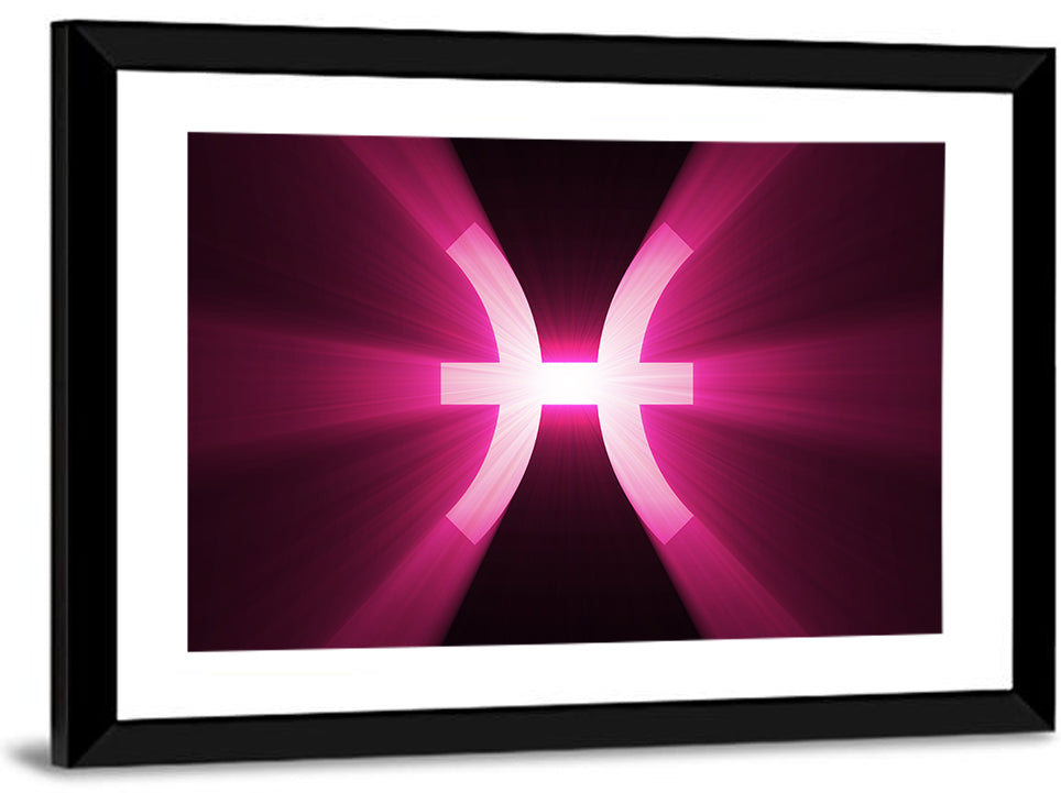 Pisces Symbol Wall Art
