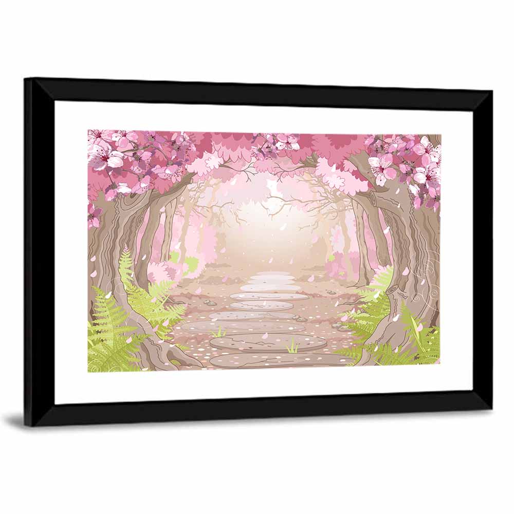 Magic Spring Forest Wall Art