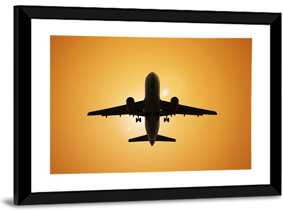 Airplane Takeoff Wall Art