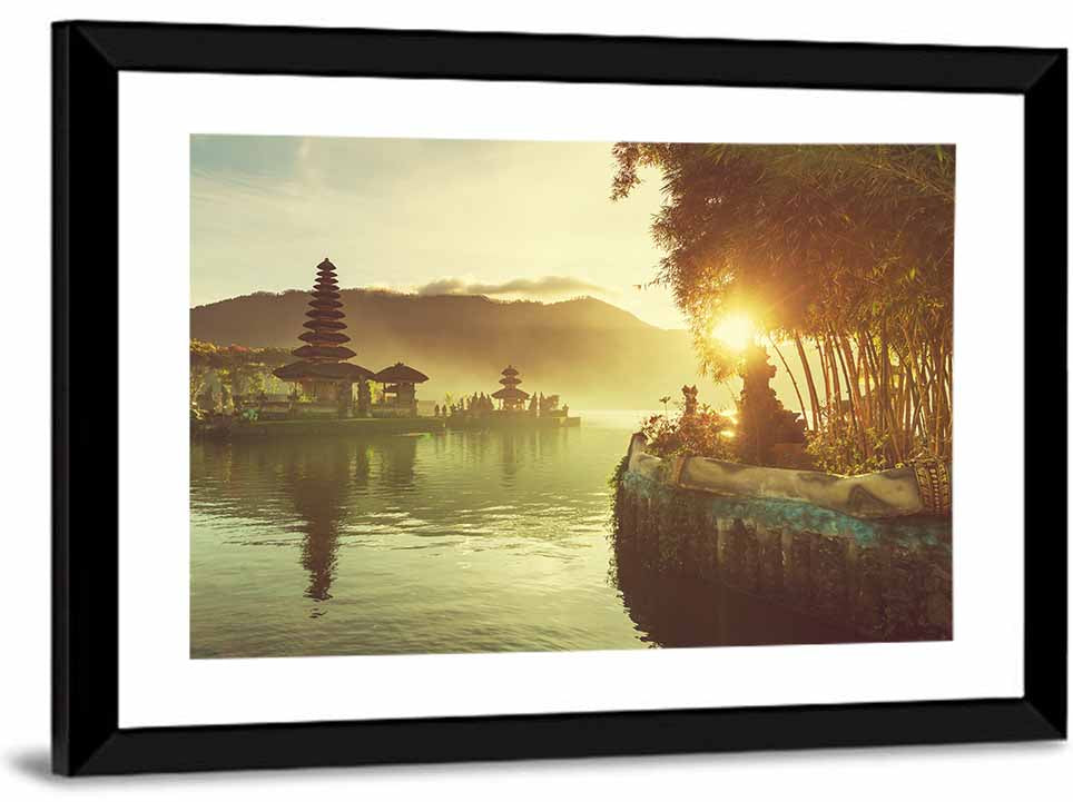 Pura Ulun Danu Temple Wall Art