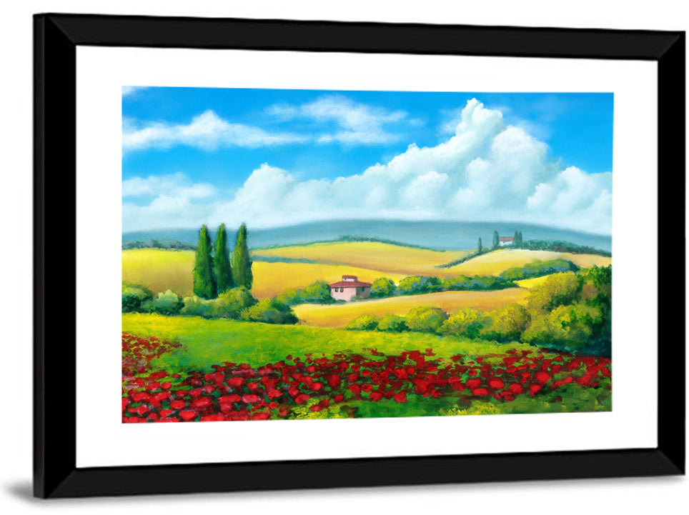 Tuscany Farmland Wall Art