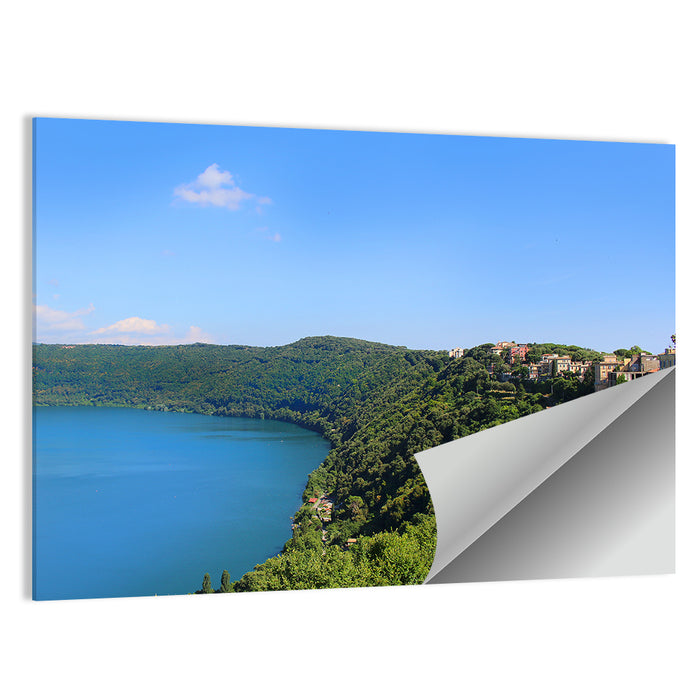 Lake Albano, Castel Gandolfo Wall Art as a poster print