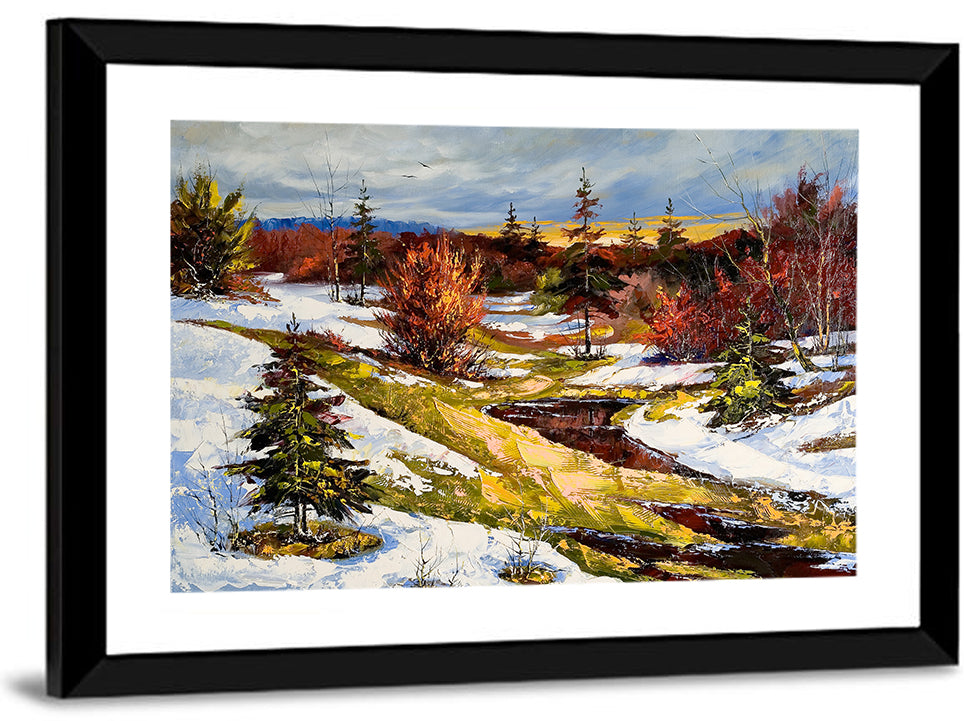 Snowy Landscape Wall Art