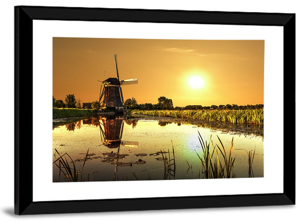 Dutch Windmill Wall Art