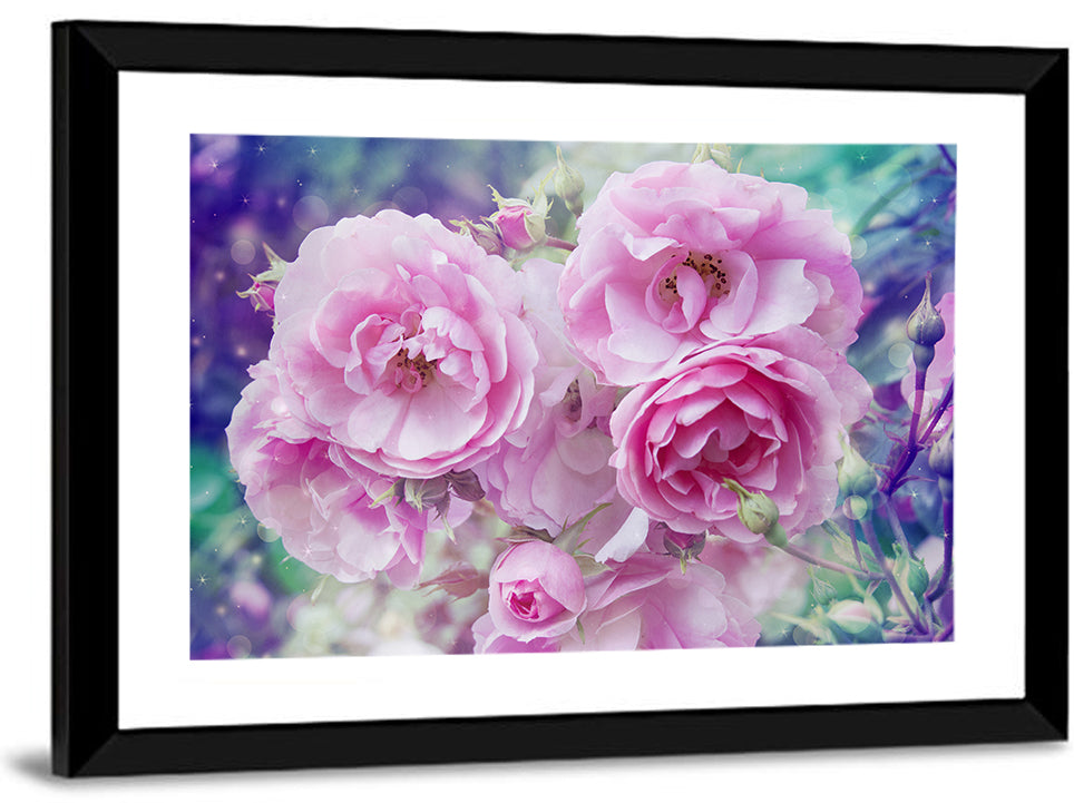 Pink Roses Wall Art
