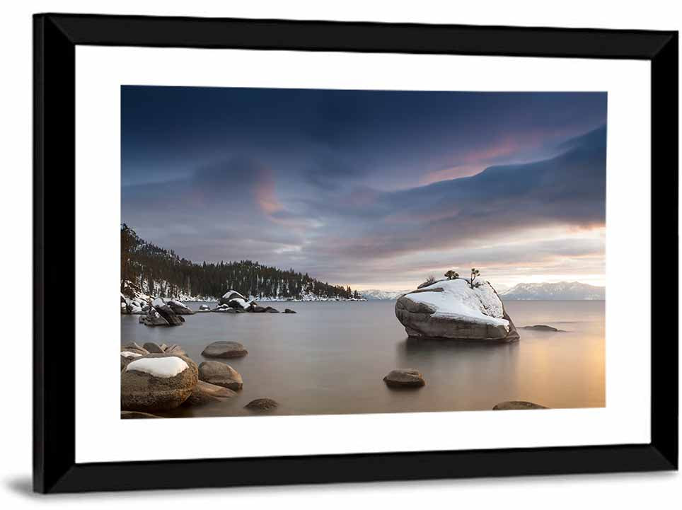Bonsai Rock Sunset Wall Art
