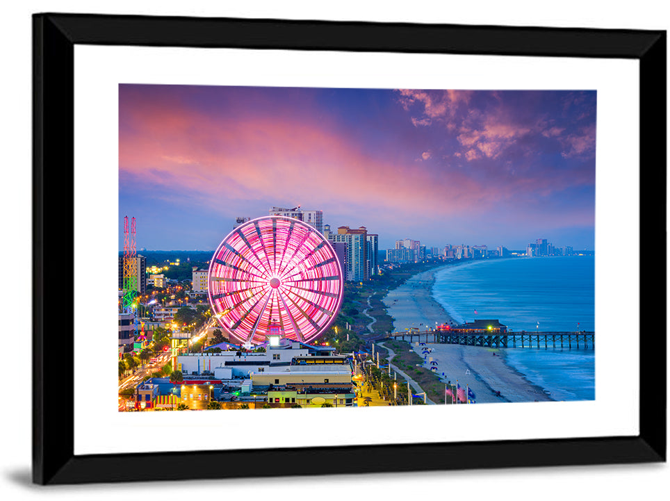 Coastline Myrtle Beach Wall Art