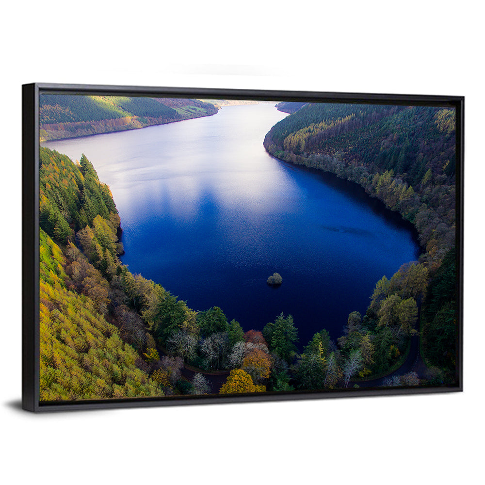 Lake Vyrnwy Aerial Wall Art