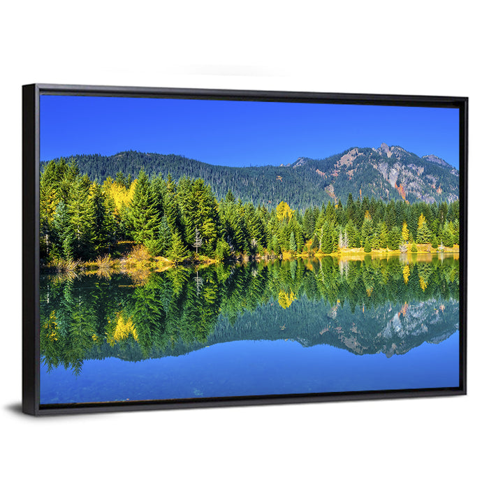 Autumn at Gold Lake Wall Art as a framed canvas