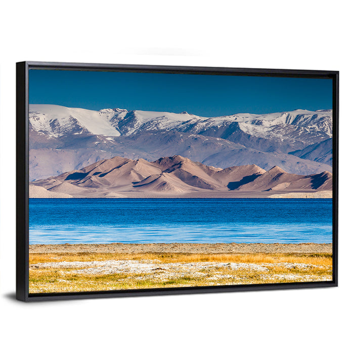 Karakul Lake Pamir Range Wall Art as a framed canvas