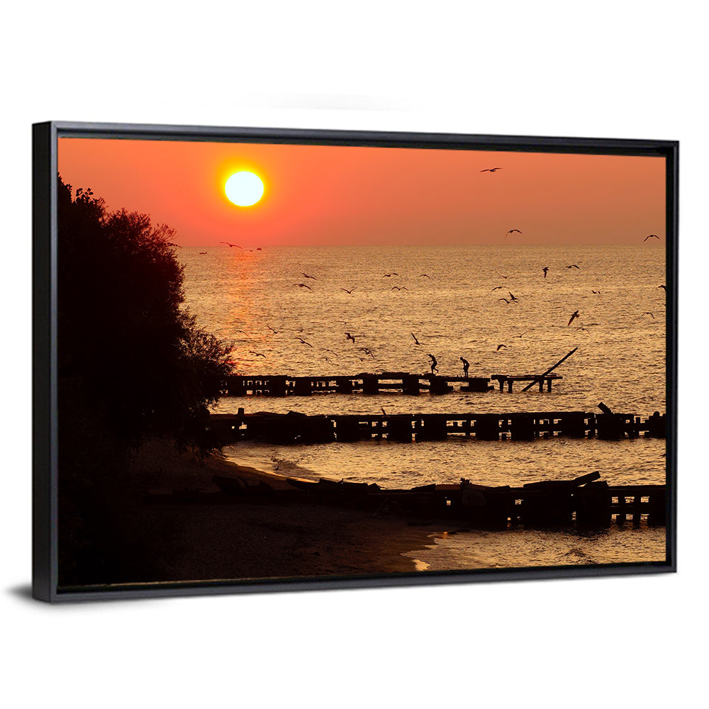 Lake Erie Sunset Wall Art