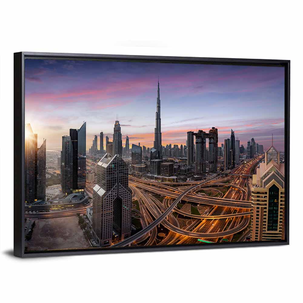 Dubai Skyline Wall Art