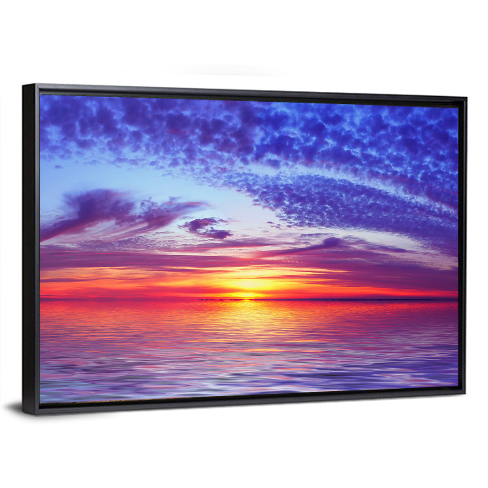 Bay Beach Sunset Wall Art