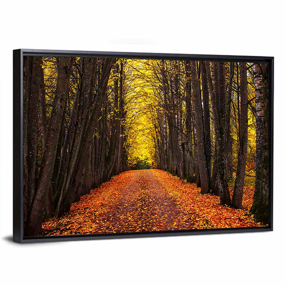 Autumn Park Alley Wall Art