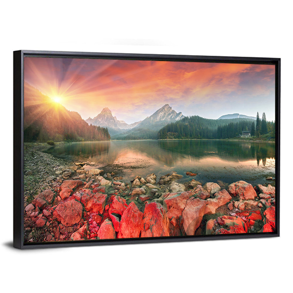Lake Obersee Sunrise Wall Art