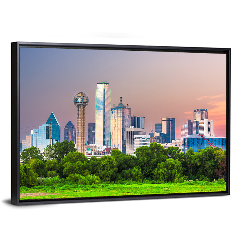Dallas Skyline Wall Art
