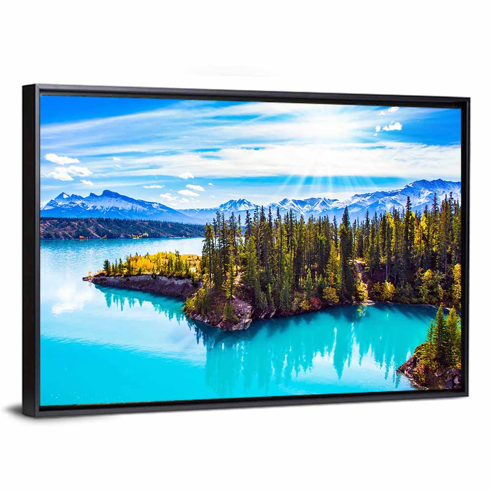 Artificial Lake Abraham Wall Art