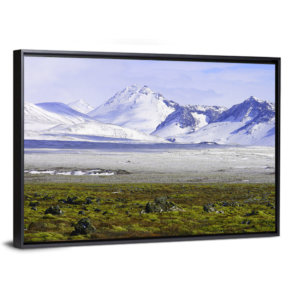 Icelandic Winter Landscape Wall Art