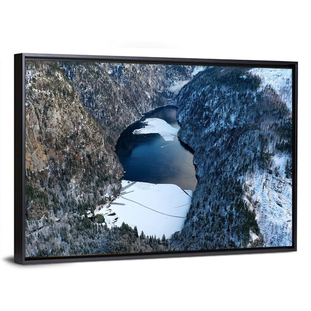 Lake Toplitz Aerial Wall Art