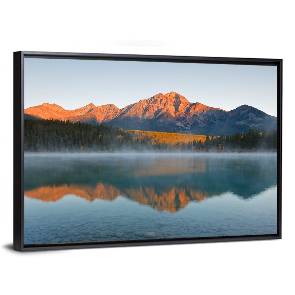 Patricia Lake and Mount Pyramid Wall Art