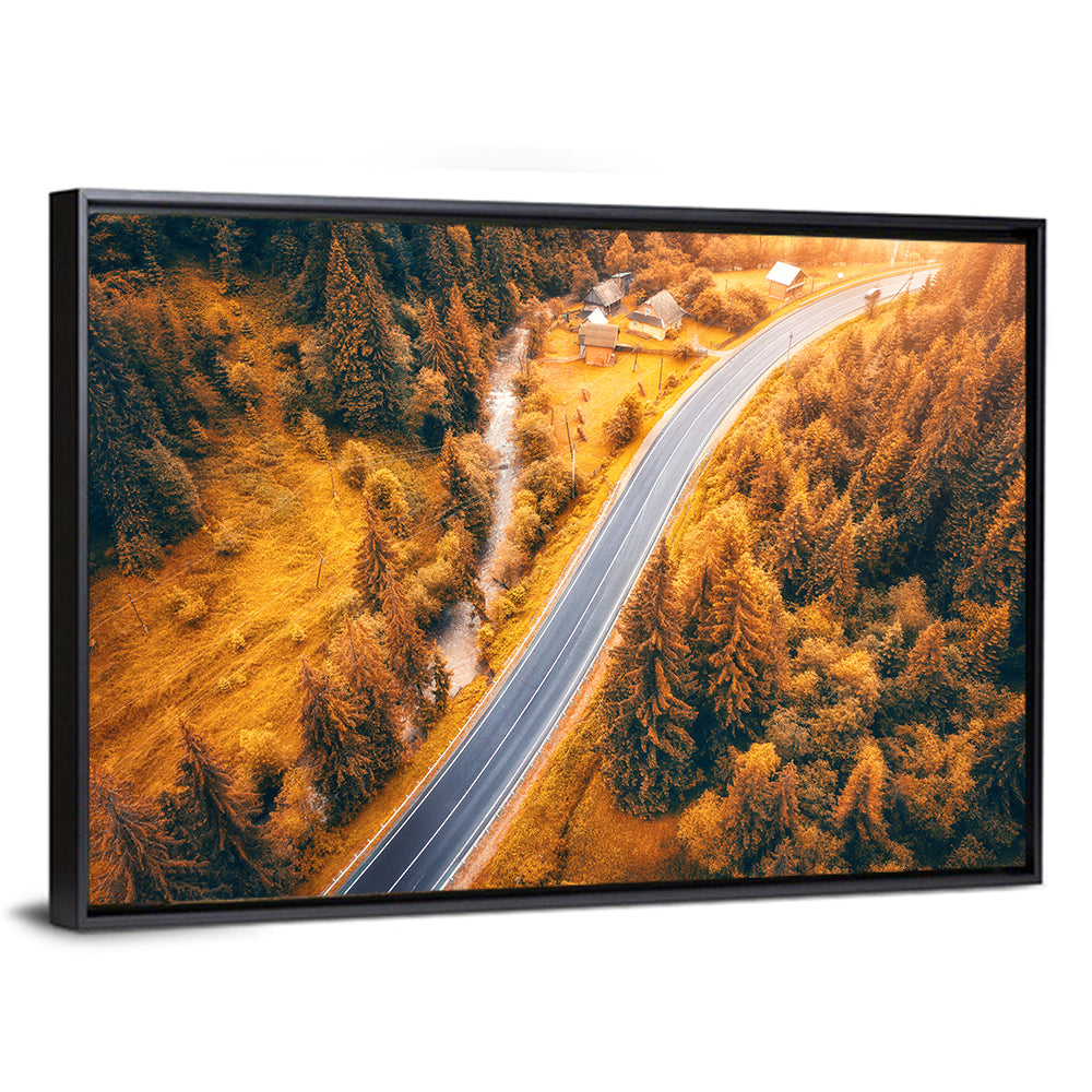 Carpathian Autumn Road Wall Art
