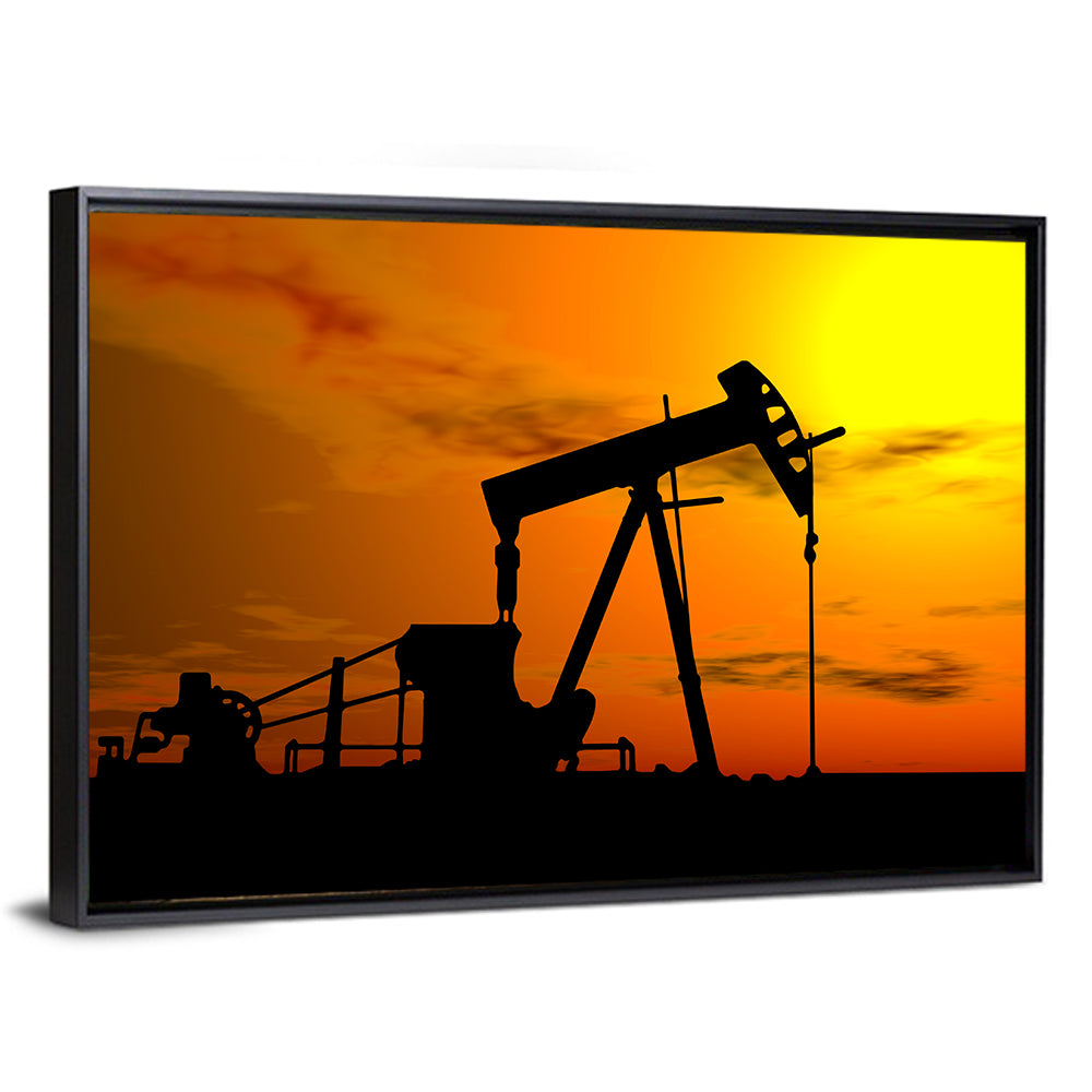 Industrial Oil Pump Wall Art