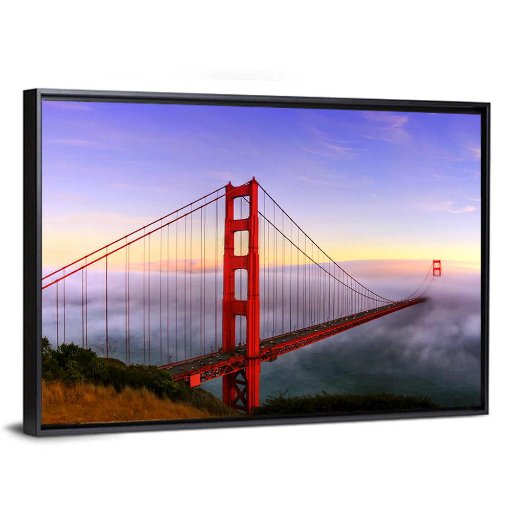 Foggy Golden Gate Bridge Wall Art