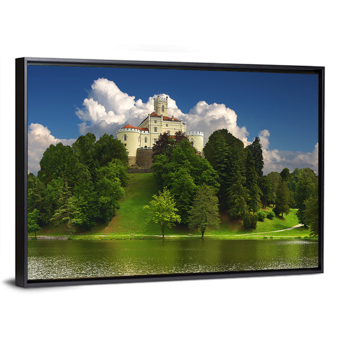 Trakoscan Castle, Croatia Wall Art as a framed canvas