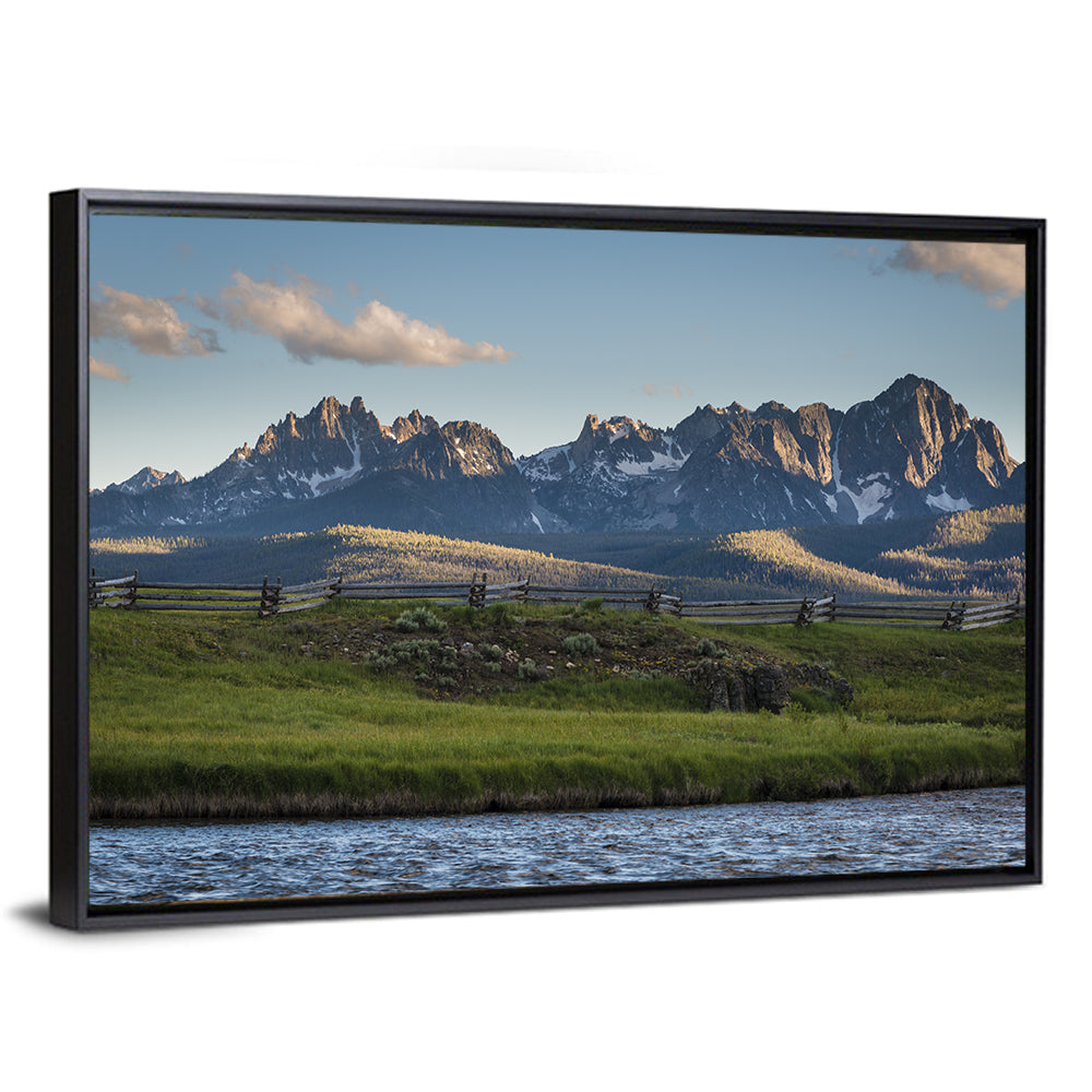 Sawtooth Mountain Range Wall Art