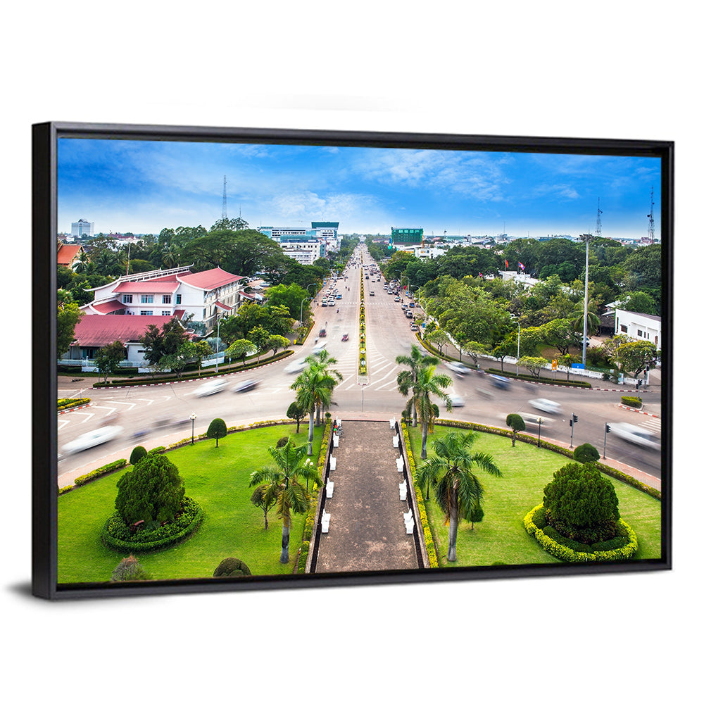 Vientiane City Victory Gate Wall Art