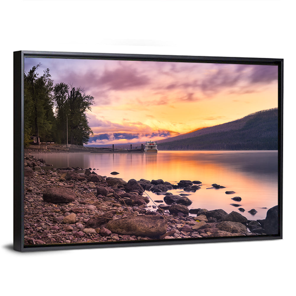 Lake McDonald Sunset Wall Art