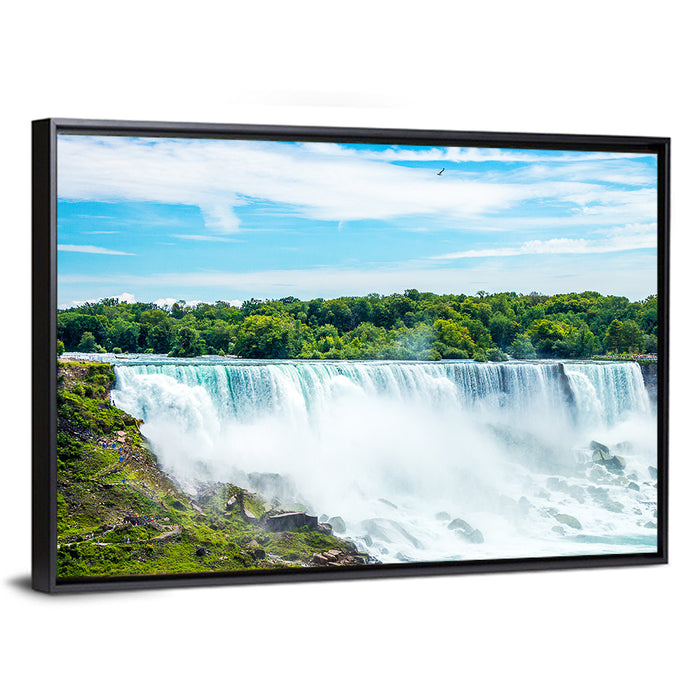 American Falls, Niagara Wall Art as a framed canvas
