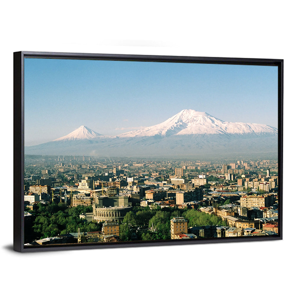 Mount Ararat From Yerevan Wall Art