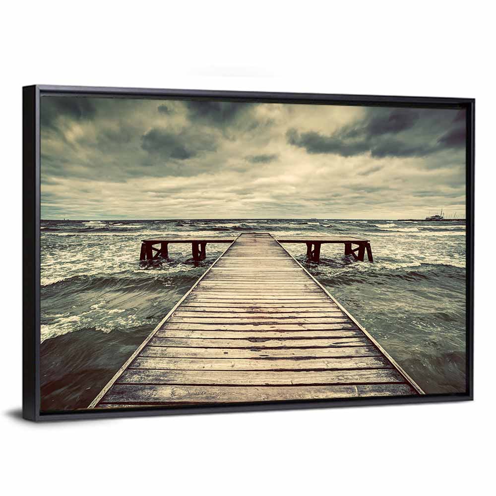 Old Wooden Jetty Wall Art