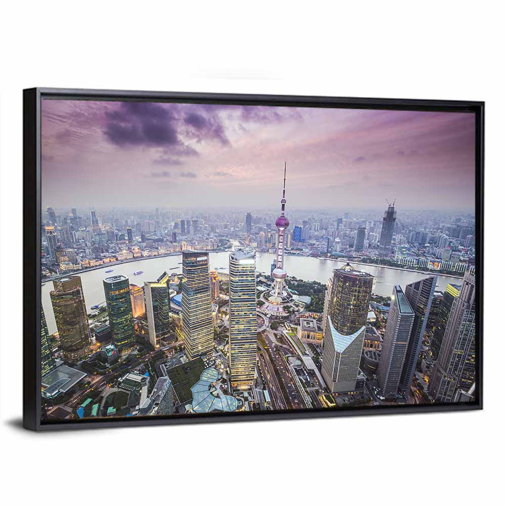 Pudong Cityscape Wall Art