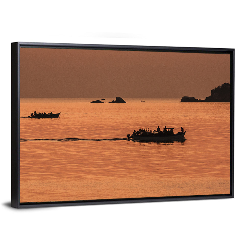 Lake Malawi Sailing Boats Wall Art