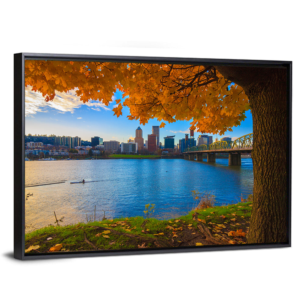 Portland Willamette River Wall Art