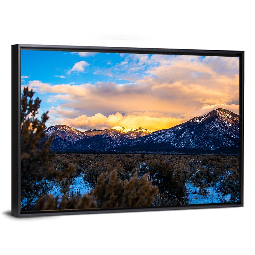 Taos Sangre Winter Desert Wall Art