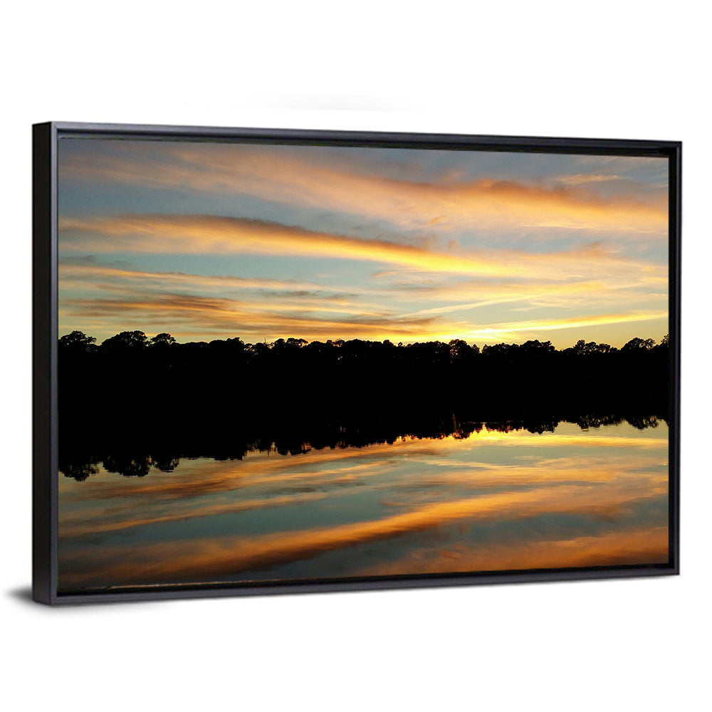 Lake Charles Sunset Wall Art