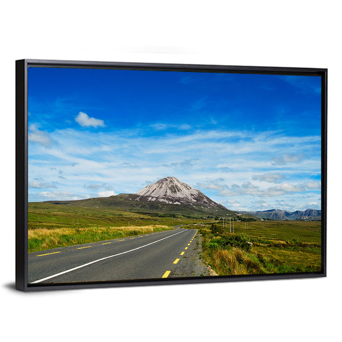 Mount Errigal Road Wall Art as a framed canvas