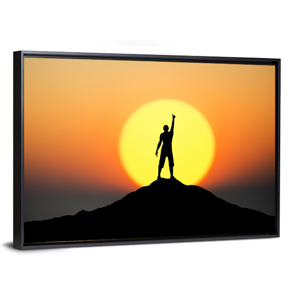 Champion Silhouette Wall Art
